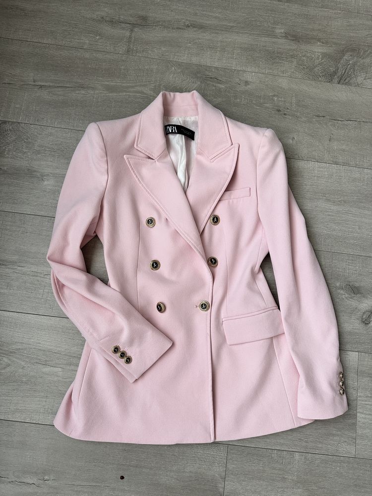 Приталенный жакет пиджак zara
