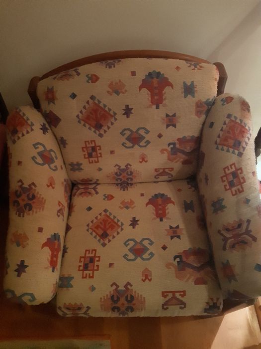 Sofás  "Cerne" de sala-Cadeirões-Vendo/Troco. Conjunto de 4 sofás