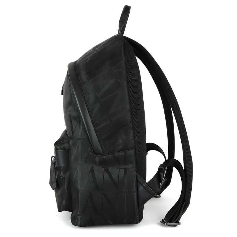 EMPORIO ARMANI biznesowy plecak sygnowany Nowy BLACK