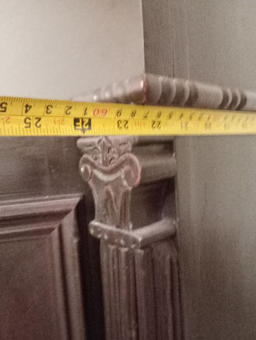 Antyk dwudziestolecie międzywojenne szafa lite drewno lustra