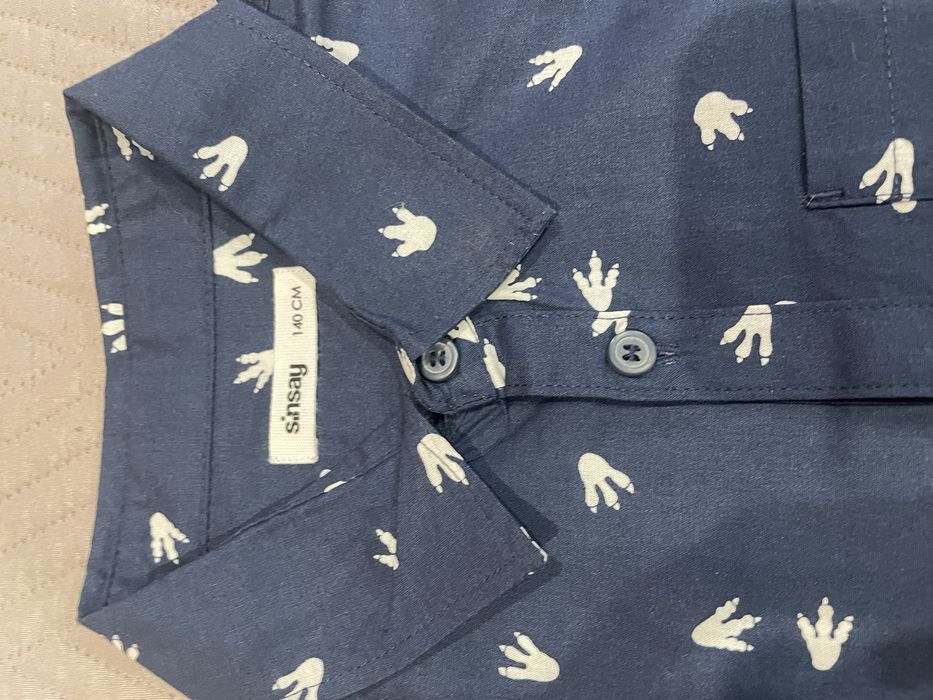 Bluza i koszula dla chłopca 140