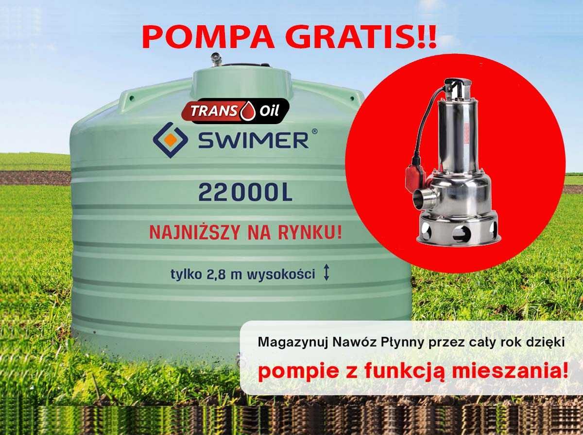 Zbiornik RSM ASL 22000 SWIMER + POMPA gratis