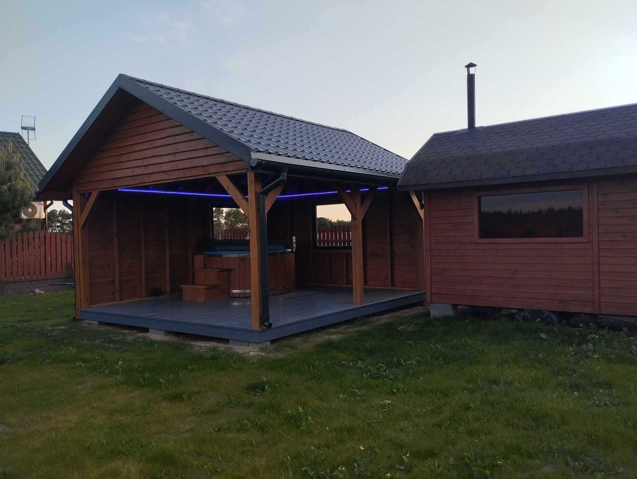 Domek na wynajem + Balia-Jacuzzi/Sauna