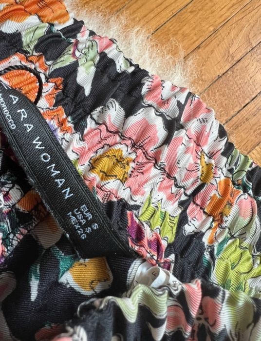 Zara spodnie culotte przewiene