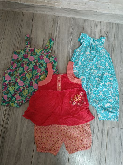 Rampers zestaw dziecięcy 9-12 m.