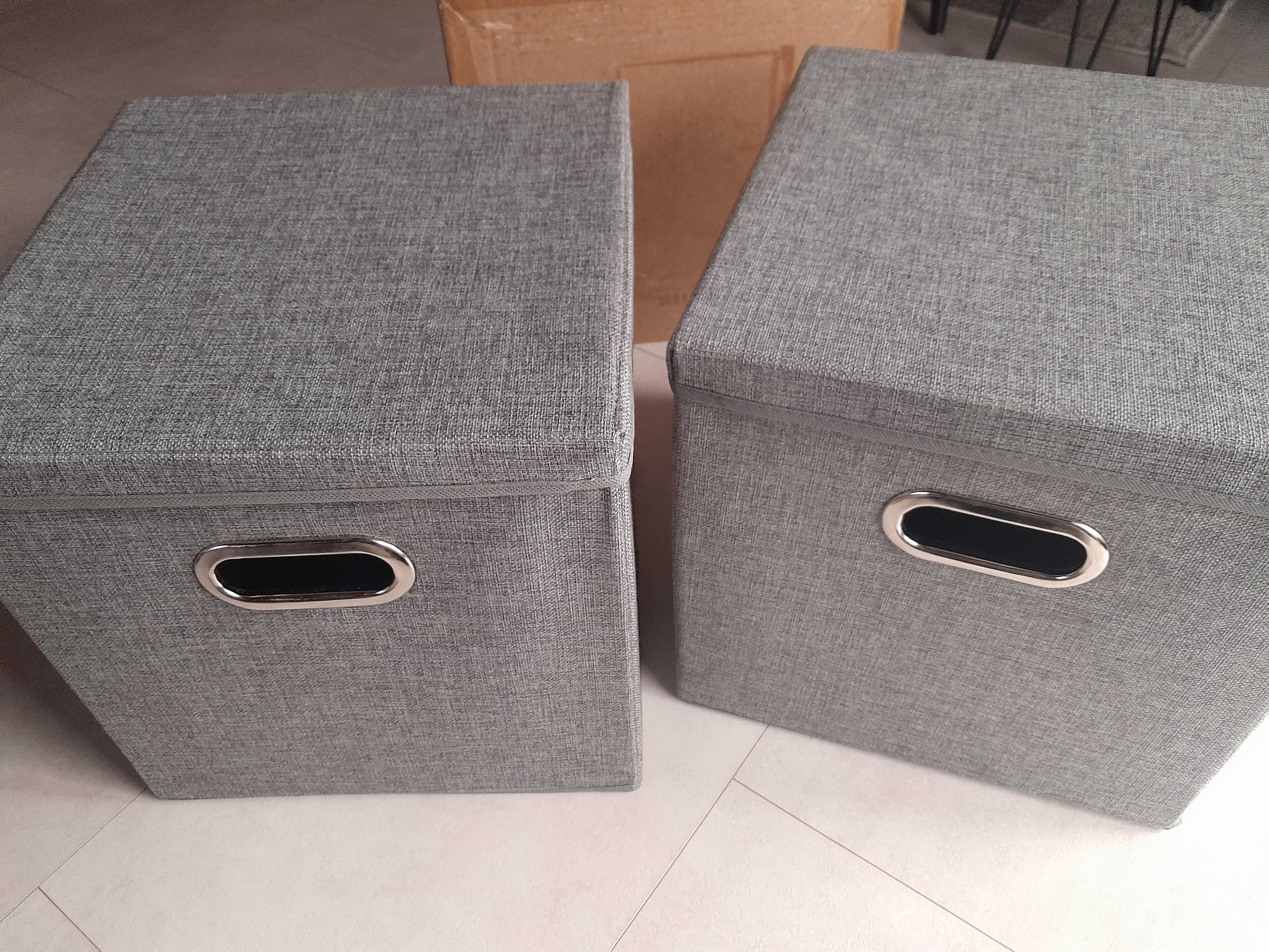Pojemnik materiałowy organizer 2 szt. nowy delikatnie wybrakowany
