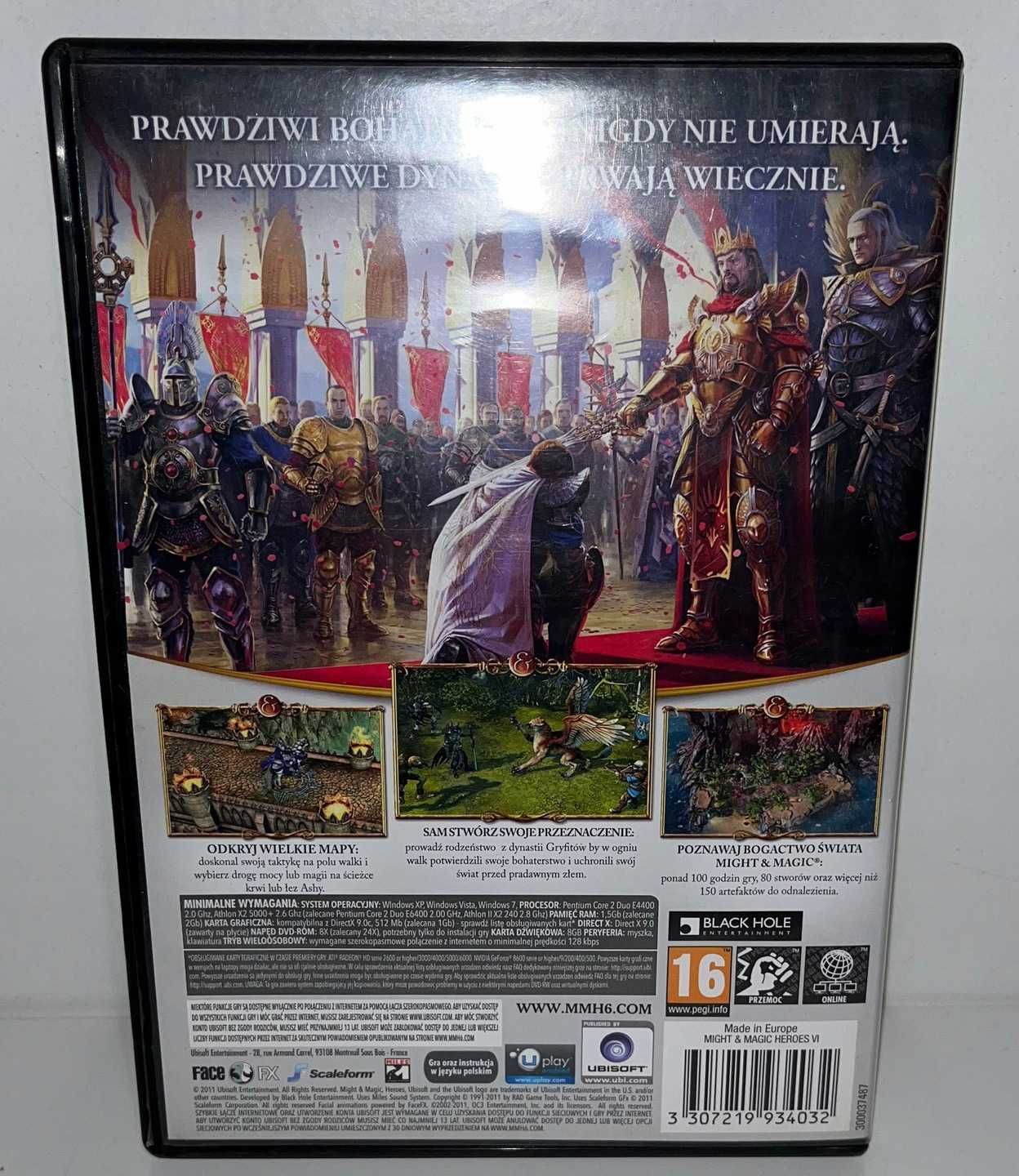 Heroes VI BOX PL - pudełko po grze