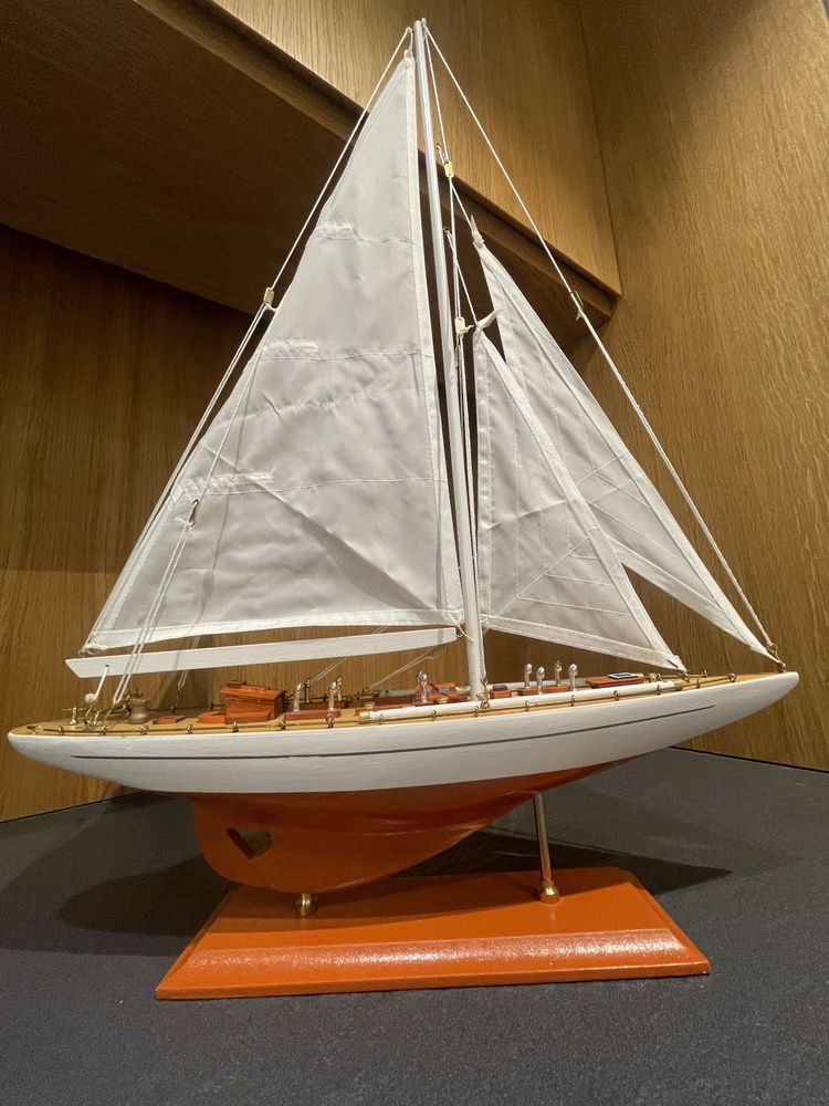 Model jachtu żaglowego dekoracja marynistyczna