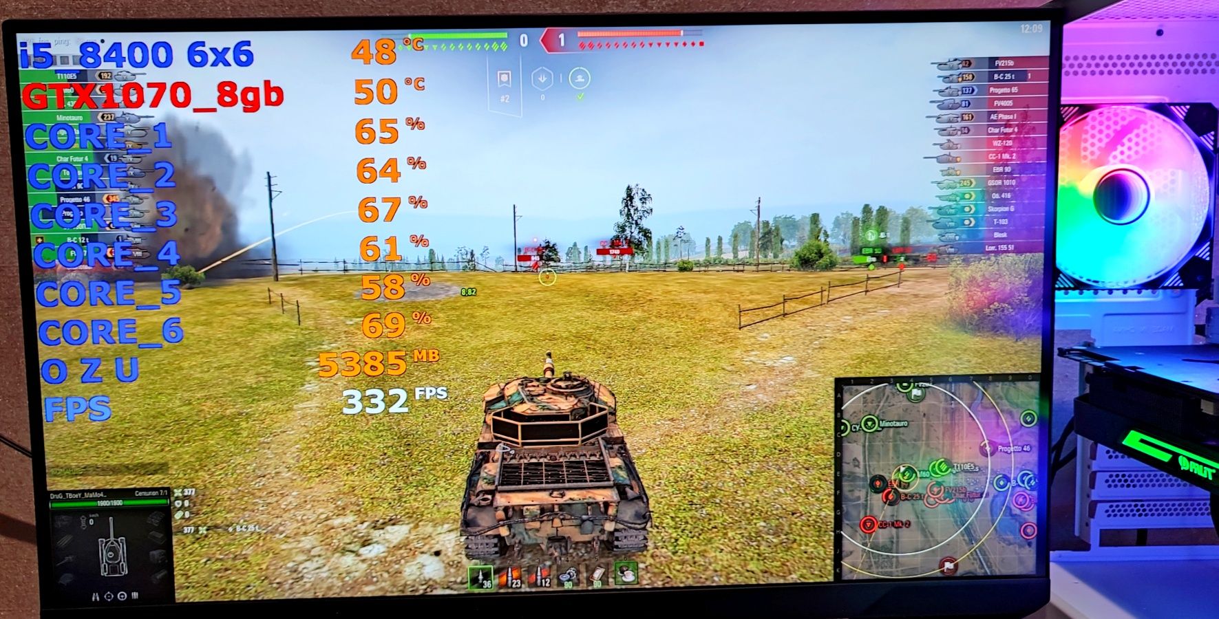 Игровой ПК i7 rust cs2 stalker fortnite wot Компьютер