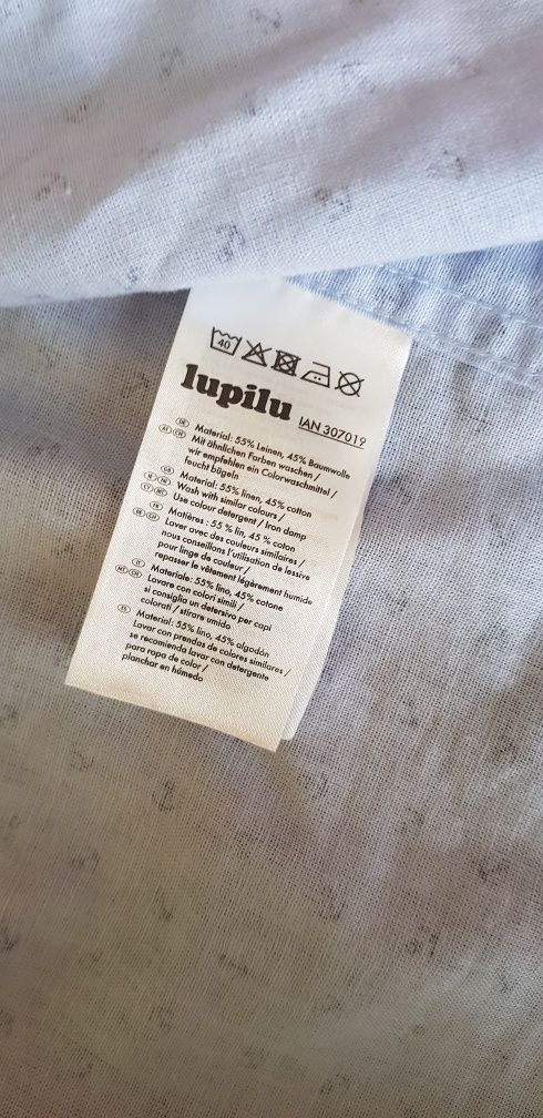 Натуральна Рубашка для хлопчика Lupilu, Льон, натуральна