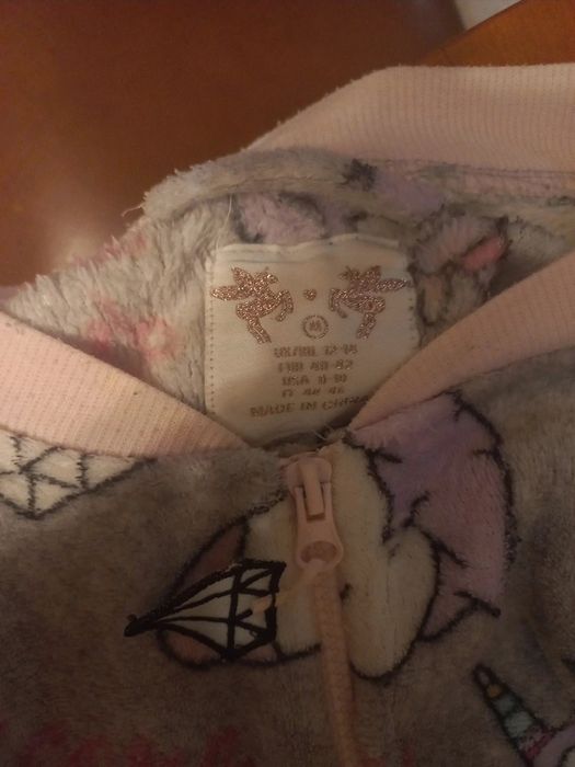 Macacão de dormir estampado unicórnio