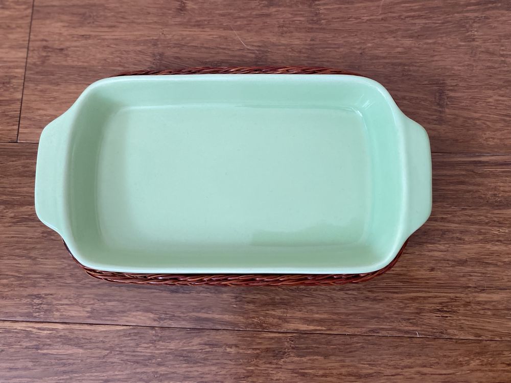 Pojemnik ceramiczny do zapiekania z koszyczkiem