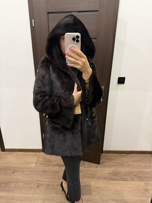 Futro naturalne z norek, nowe rozm. M
