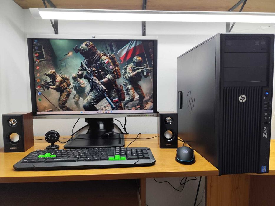 Komputer gamingowy i do pracy.6rdzeni,64GB RAM+RX570 8GB+monitor+akces