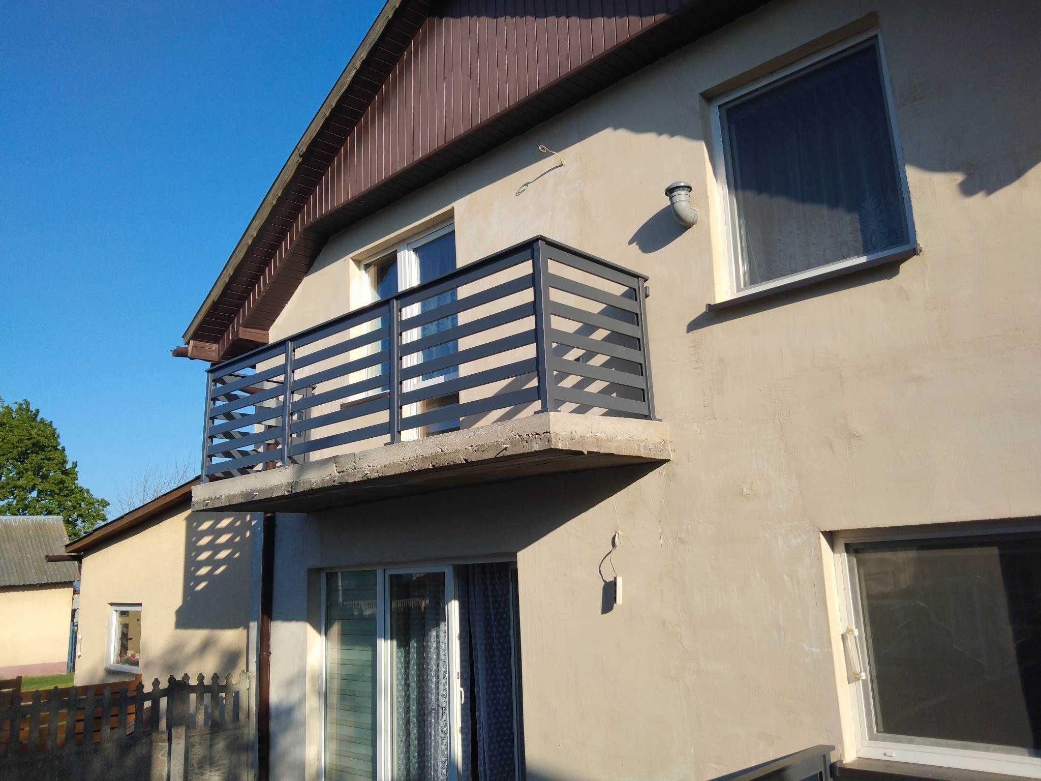 Balustrady metalowe i z aluminium spawane kute