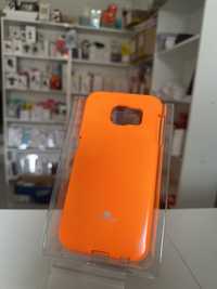 Etui jelly case SAMSUNG S6 pomarańcz