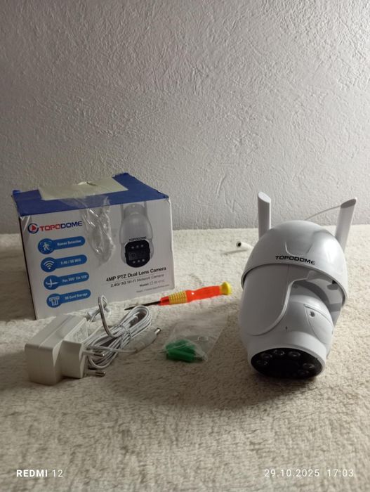 Kamera kopułowa zewnętrzna Wi-Fi