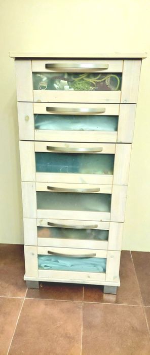 Komoda z szufladami. Słupek z szufladami , szafka łazienkowa