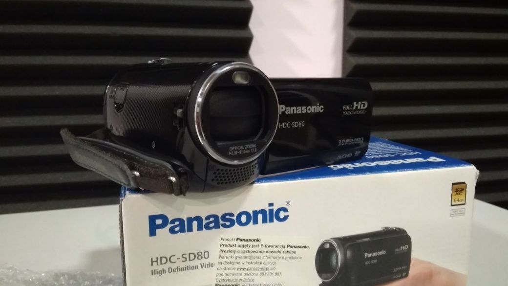 Kamera cyfrowa Panasonic HDC-SD80 czarna