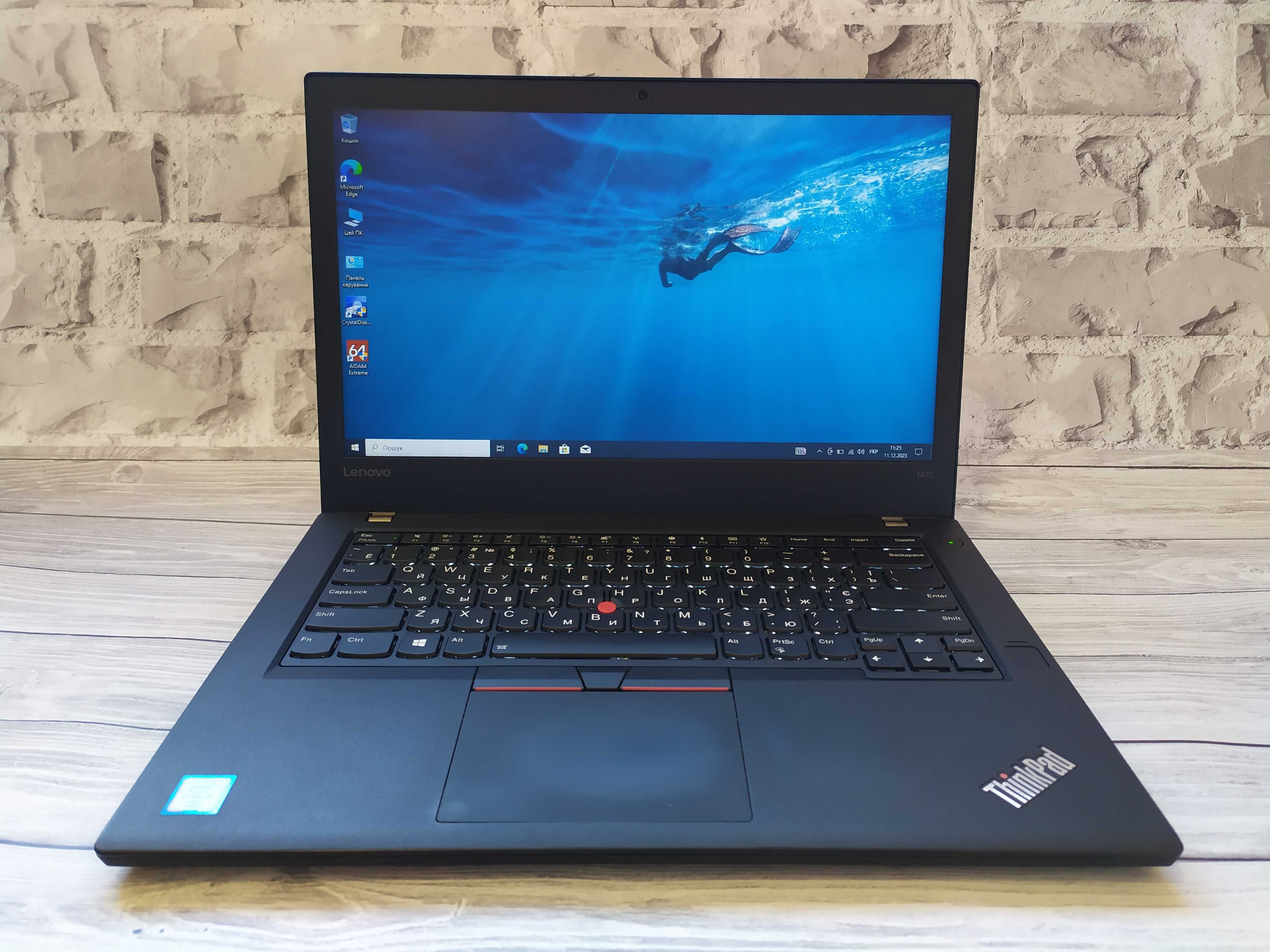 Lenovo ThinkPad T470 HD i5-6300U/8GB DDR4/256GB SSD/Win10