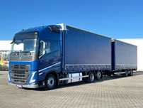 Volvo FH 460 / ZESTAW TANDEM 120M3 / PRZEJAZDOWY / SALON PL  serwisowany dokowanie wózków widłowych
