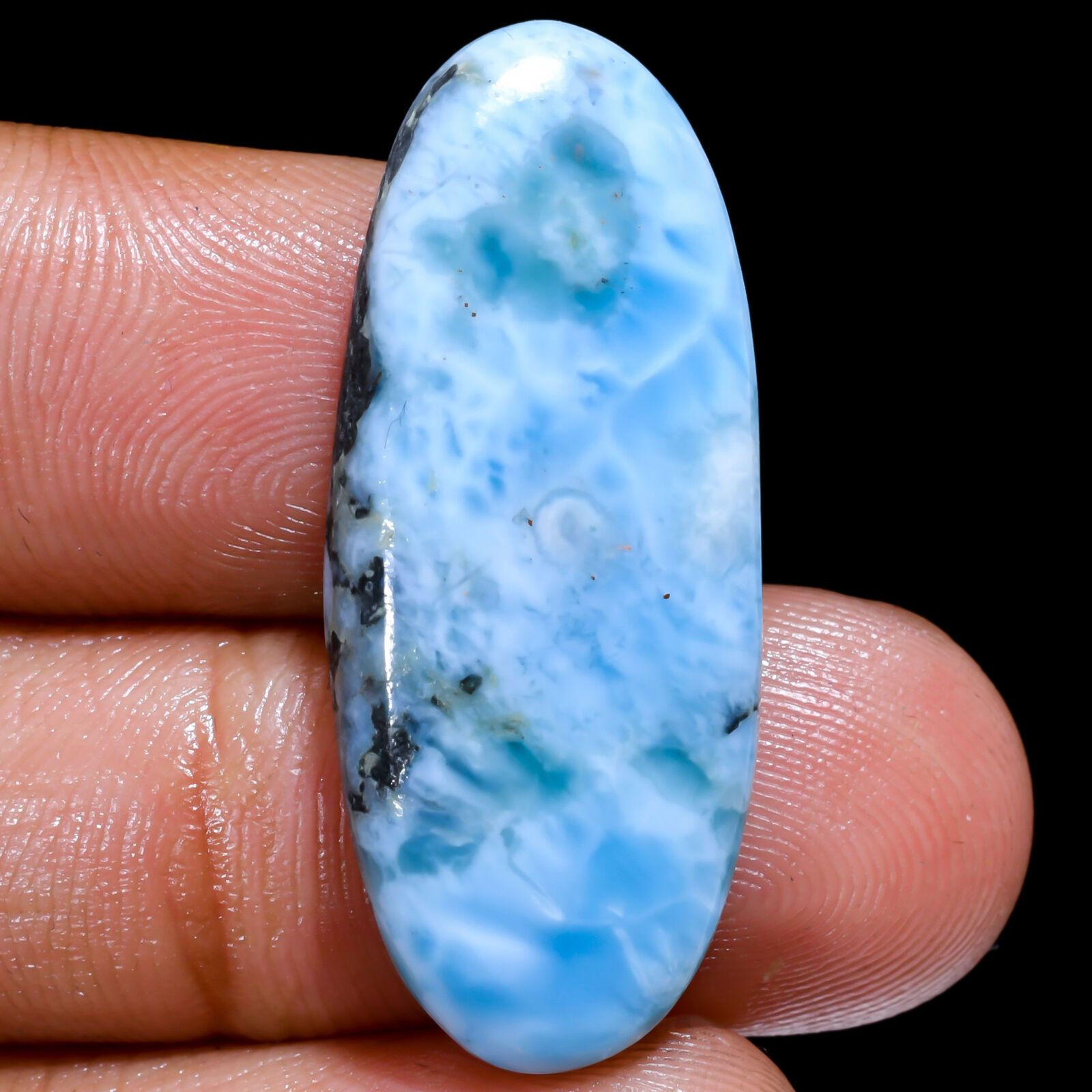 larimar kamień ozdobny 18ct kaboszon do oprawy