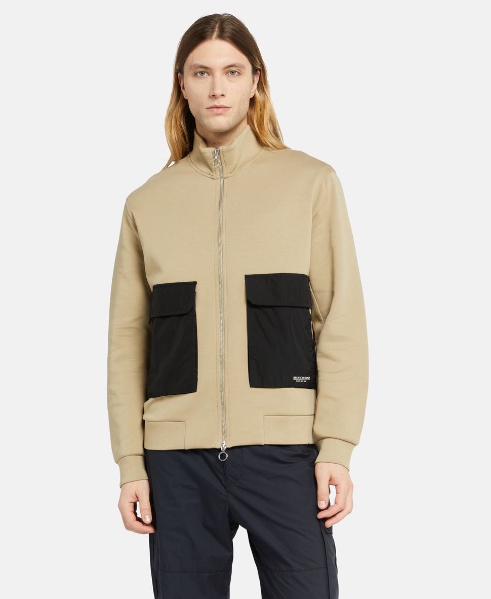 ОРИГІНАЛ Кофта толстовка Armani Exchange High-neck Zip-up Lightweight