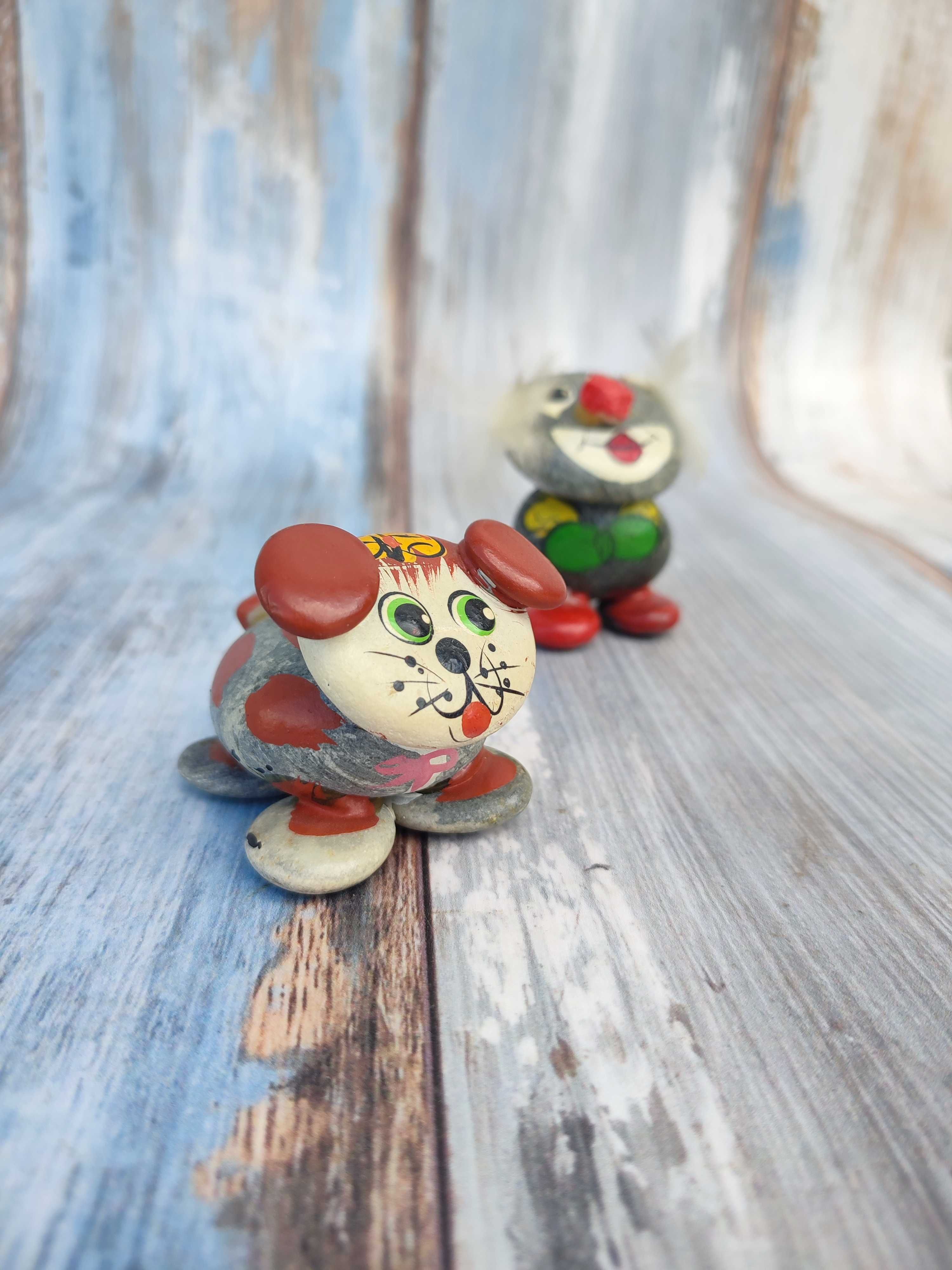 Figurki - rękodzieło wykoanane z kamienia - vintage - design