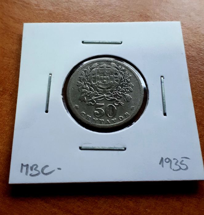 Duo moedas 50 centavos 1929 e 1935(Escassa) *Alpacas