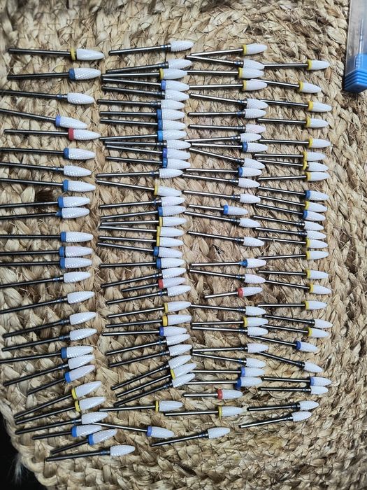 Frezy ceramiczne do paznokci.