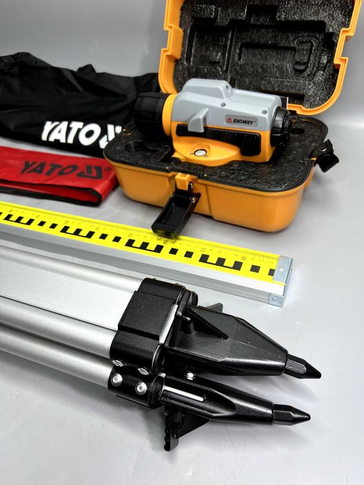 Проф качество Оптический нивелир Sndway SW-32A Штатив Рейка 5м YATO