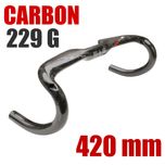 Carbon! ECIOSL 420 mm kierownica szosowa gravel carbonowa 42 cm marmur