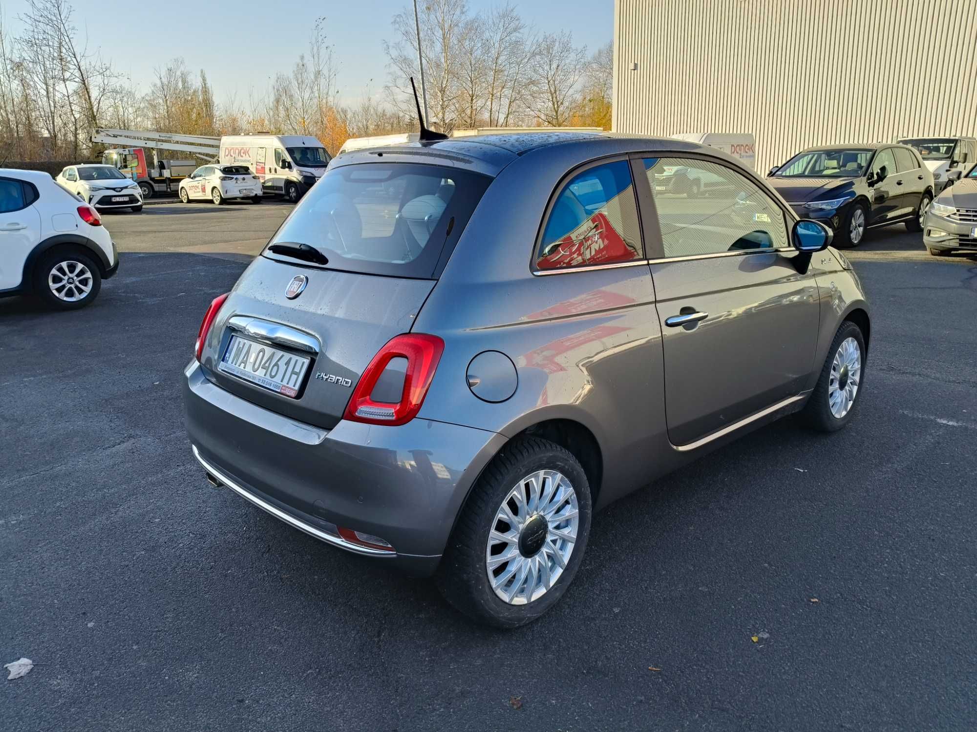 Fiat 500, wynajem długoterminowy samochodów, wypożyczalnia aut