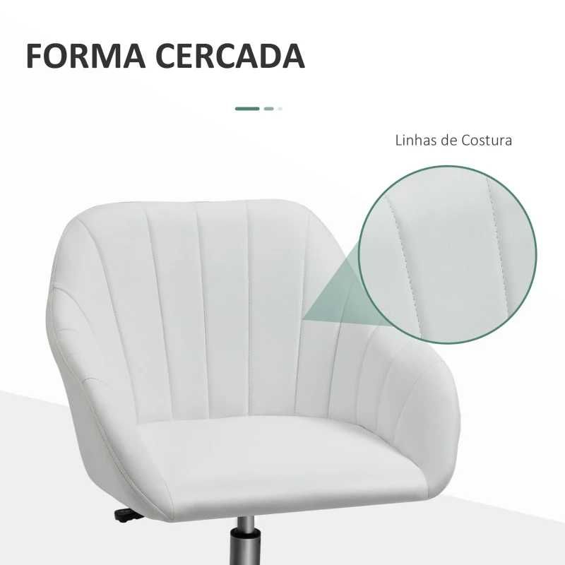 Cadeira Escritório Operativa Giratória Altura Ajustável Apoio Braços