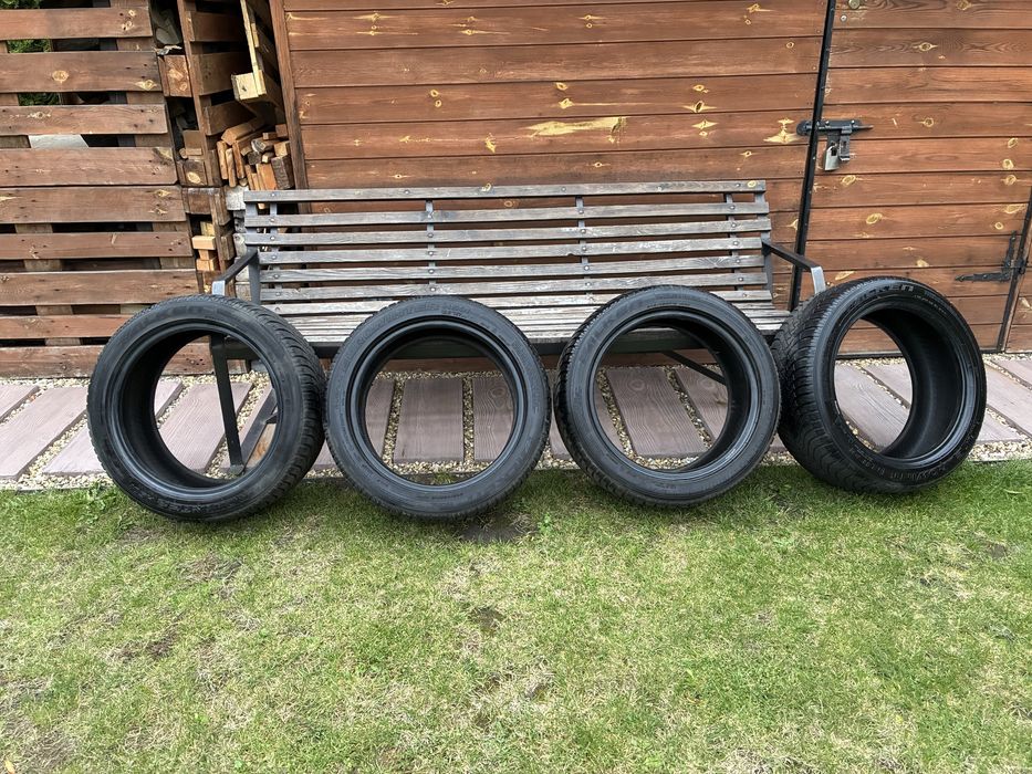 Cztery opony zimowe Falken eurowinter h s 01 runflat