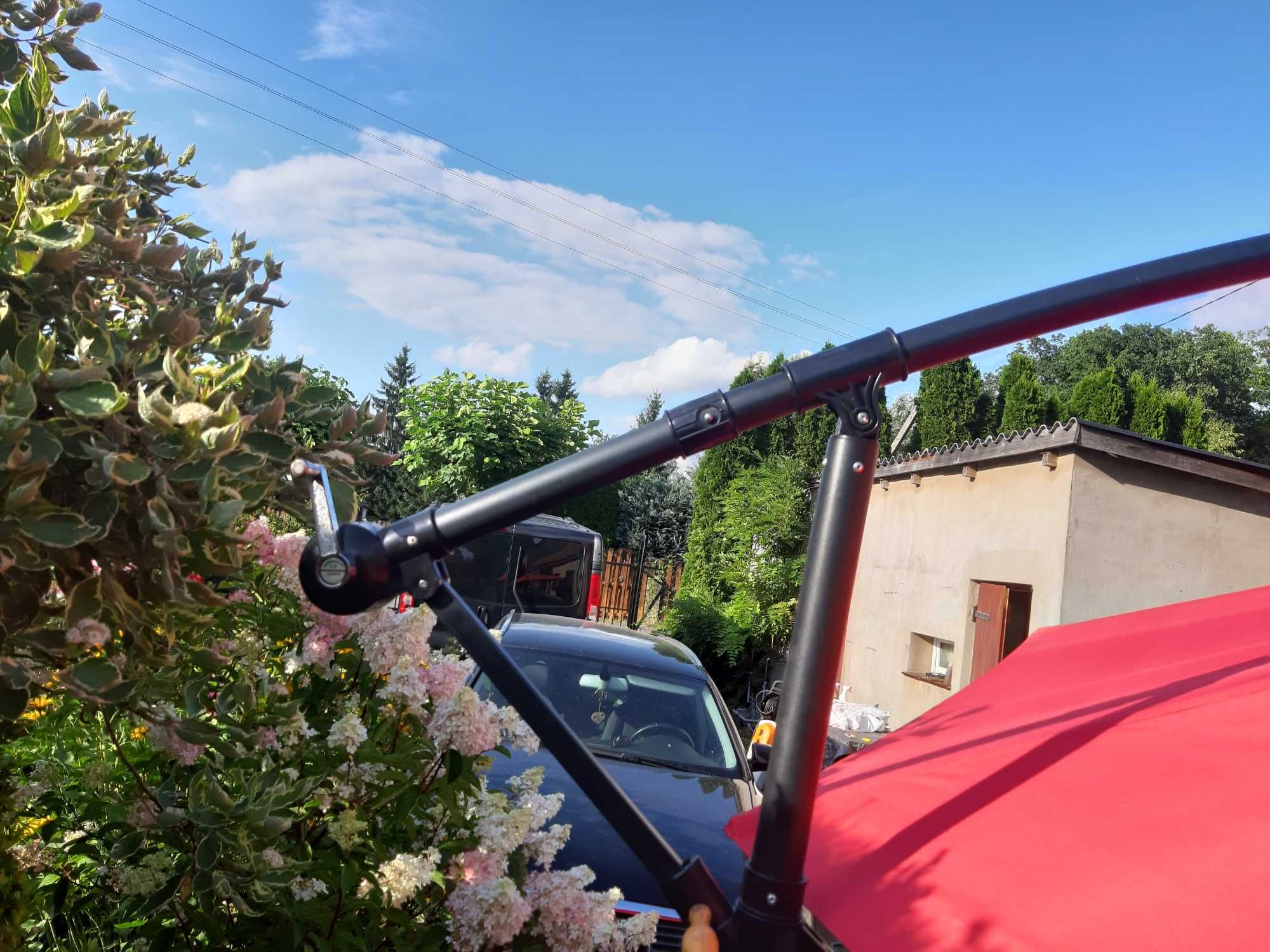 Parasol ogrodowy 3,5 m szeroki