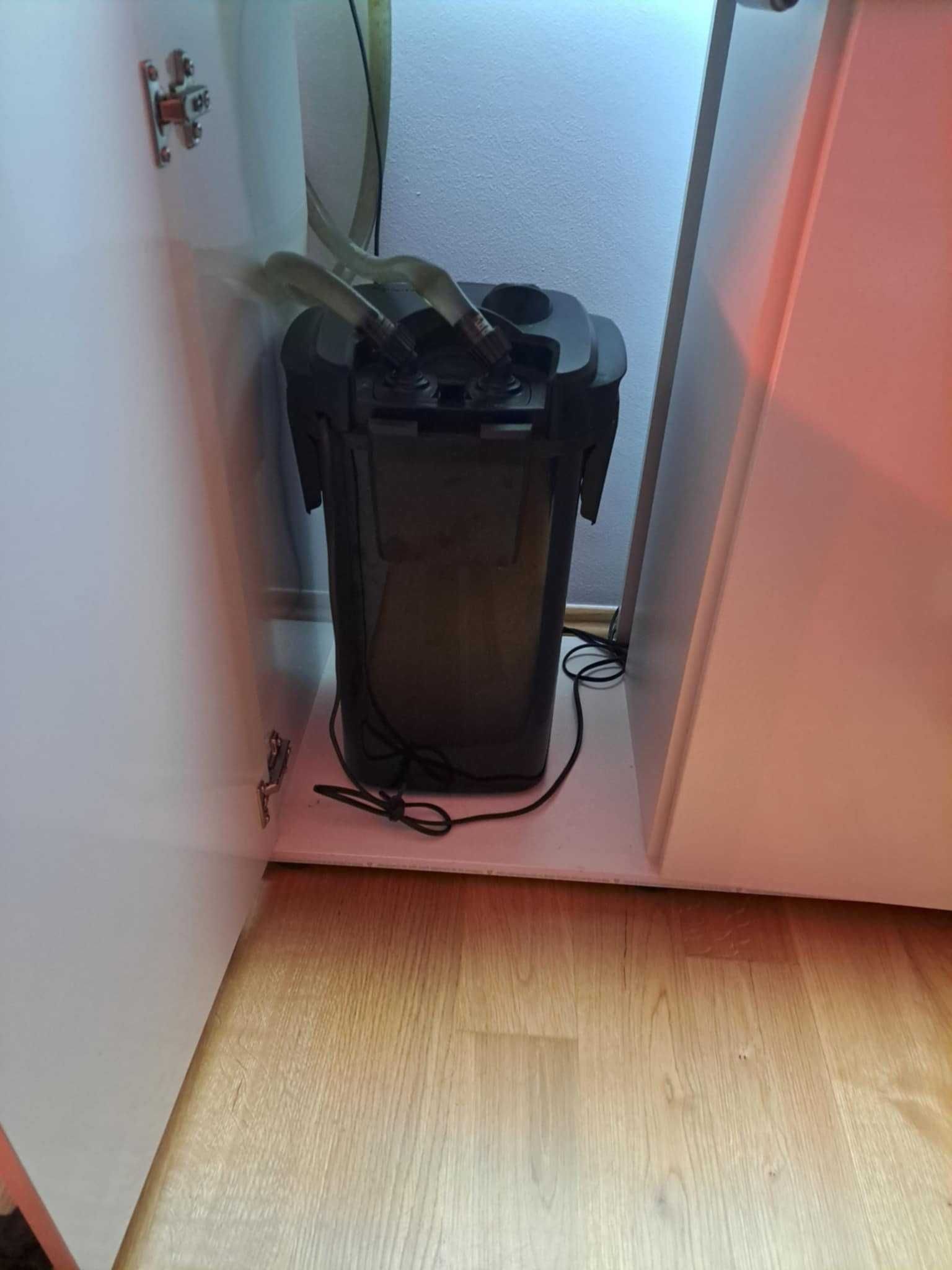 Akwarium 240L + zestaw (szafka, filtry, grzałka, smartfeed)