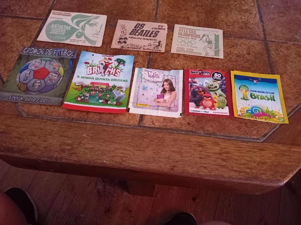 Carteiras/Saquetas cromos vazias