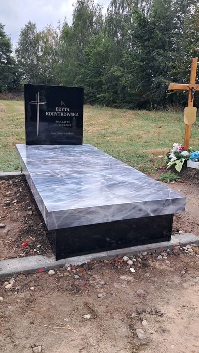 Tanie nowoczesne nagrobki 5299 zł z montażem Cały Kraj.