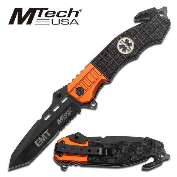 NÓŻ Ratowniczy składany MTECH MT-740EM