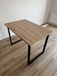 Stół blat laminowany nogi stalowe loft