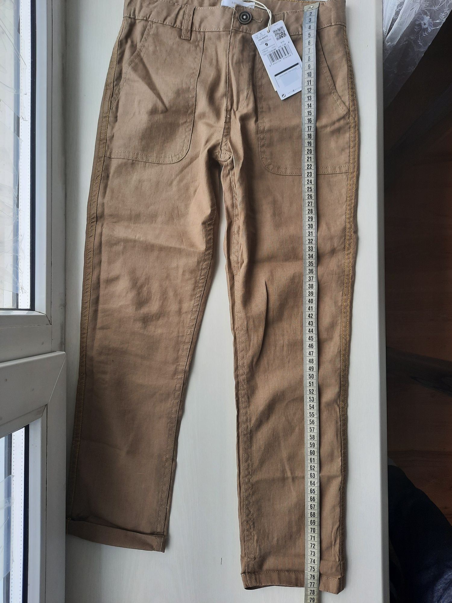 Льняные брюки Манго 8 лет