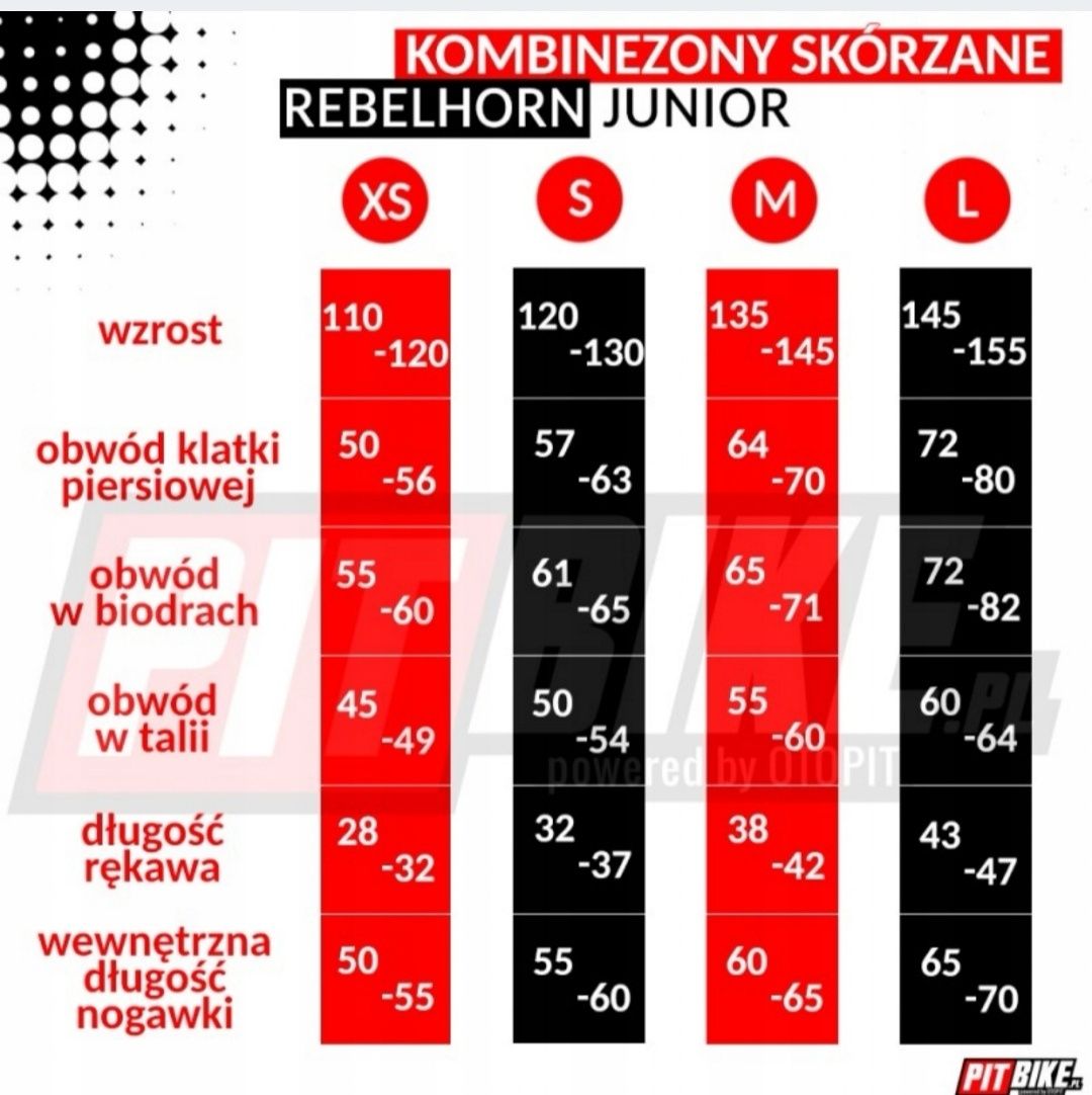 Zestaw motocyklowy kask buty kombinezon rękawice 145-155