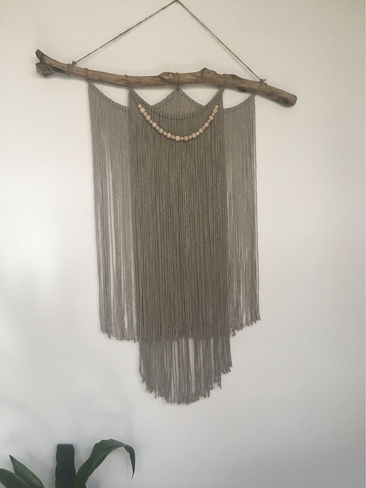 Macramé em algodão