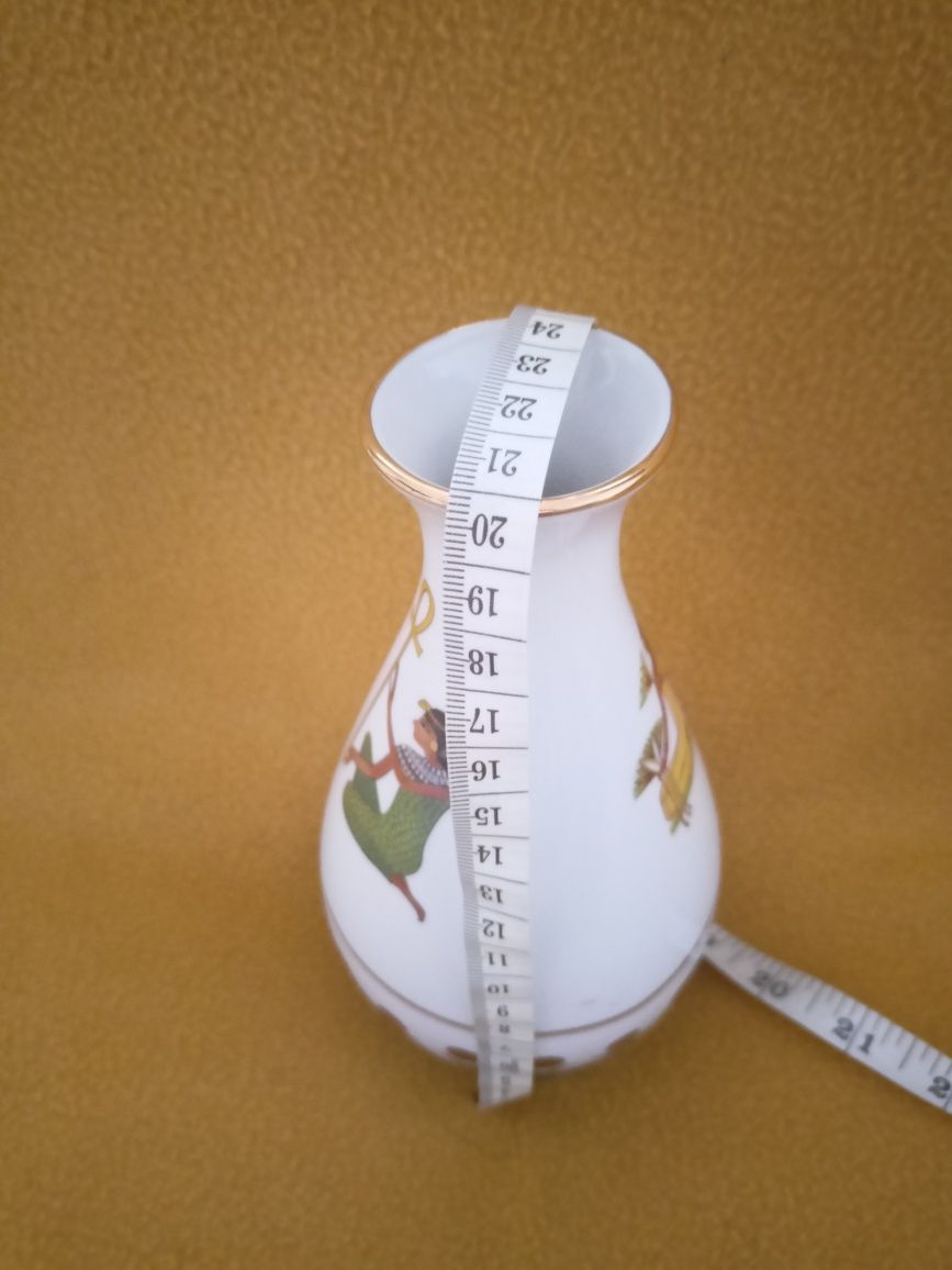 Unikat Mostorod egipski wazon porcelanowy