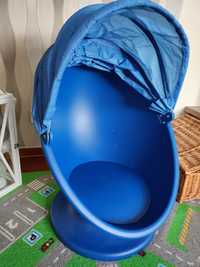 Fotel Ikea Lömsk niebieski