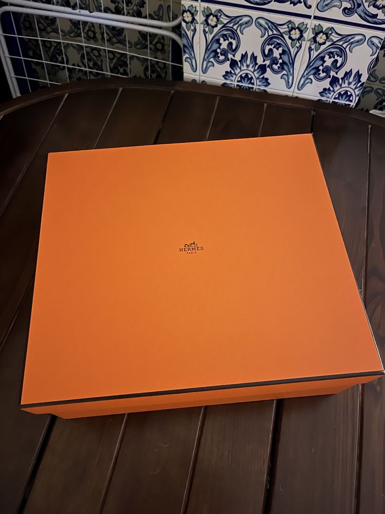 Botas Hermes laranja