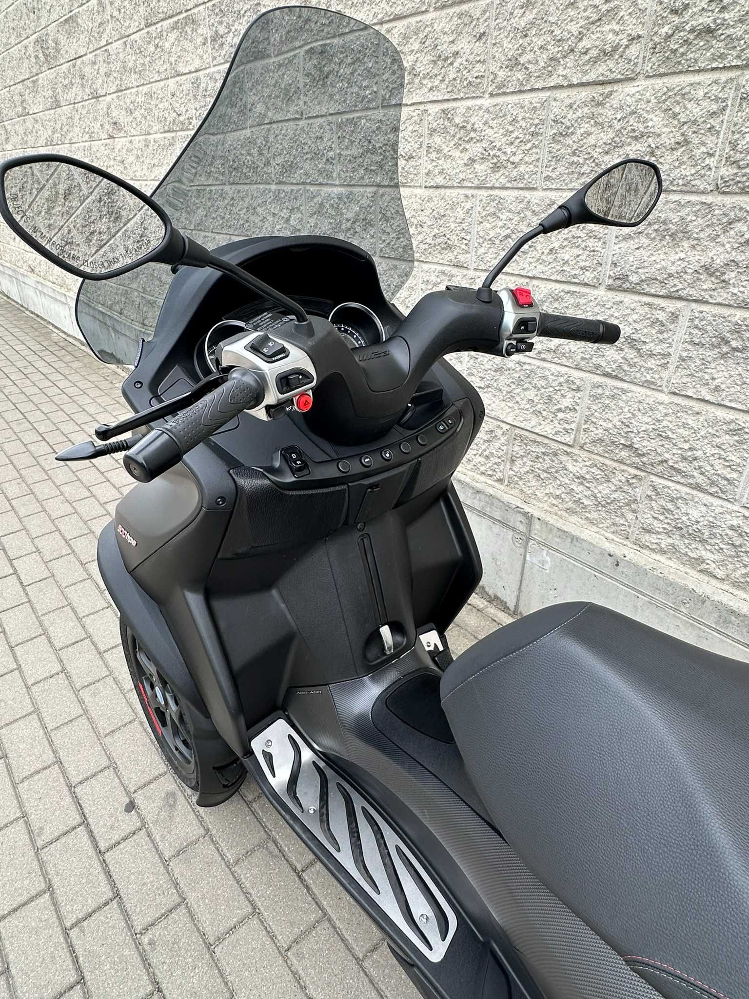 Piaggio MP3 500 HPE Advanced Akrapovic bieg wsteczny LT L5E