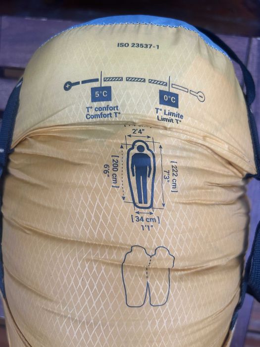 Saco-cama Quechua Trek 500 ~5 °C – XL (200 cm)