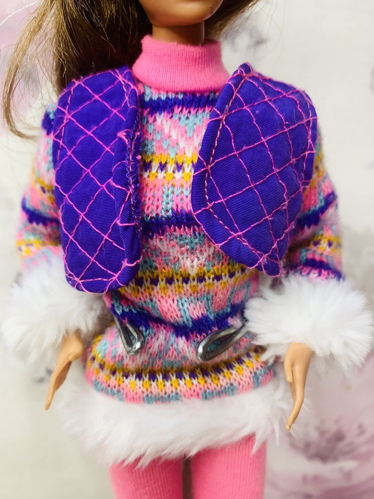 Ubrania dla lalek z serii Barbie Winter Holiday vintage 1995